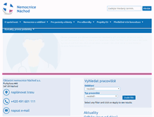 Tablet Screenshot of nemocnicenachod.cz